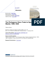 The Portuguese Slave Trade To Spanish Ma PDF