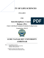 Interdisciplinary Course in Botany