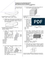 Simulado Geometria Espacial