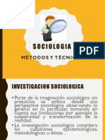 Mètodos y Tècnicas Sociologìa