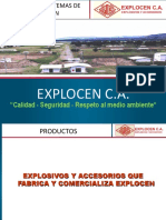 EXPLOCEN C - A - Productos