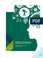 Libro Politicas y Gestion de La Educacion Universitaria Terminado PDF