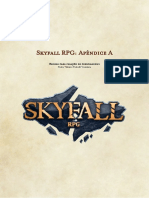 Skyfall RPG Apêndice A Criação de Personagens PDF