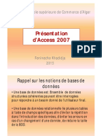 Présentation D'access 2007