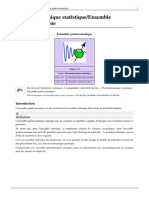 Thermodynamique Statistique - Ensemble Grand-Canonique PDF