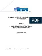 Technical Standard and Infrastructure Requirements (TSIR) - Occupational Safety and Health Work Practices Guidelines 