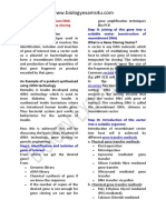 Steps in Recombinant DNA Technology or Gene Cloning