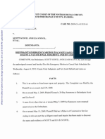 Foreclosure Emergency Motion To Cancel Sale Vacate Final Judgment and Set Aside Default