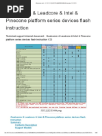 Qualcomm & Leadcore & Intel & Pinecone Platform Series Devices Flash Instruction V23