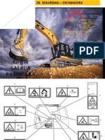 Excavadora 320D - Etiquetas de Advertencia