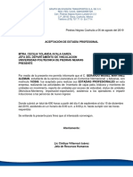 Carta Aceptacion