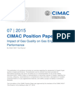 CIMAC WG17 Position Paper Impact Gas Quality On Gas Engine Performance 2015 Jul