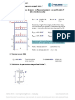 Ej - Columnas de Acero - Flexo-Compresión - Perfil Doble T