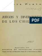 Juegos y Diversiones de Los Chilenos - Oreste Plath PDF