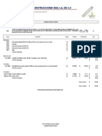 Ejemplo de Analisis de Precio Unitario