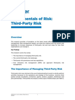 Fundamentals of Risk - Third-Party Risk PDF