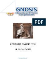 Cours de Gnosis - Leçon 10