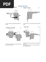 Handsignals in Volleyball