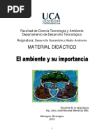 El Ambiente y Su Importancia