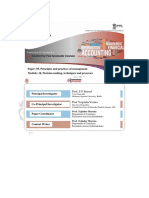 Decision Making, Techniques and Processes