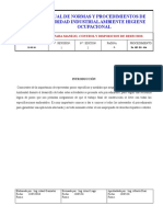 Procedimiento para Manejo, Control y Disposición de Desechos