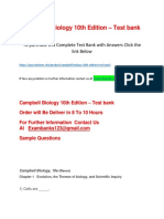 Campbell Biology 10th Edition - Test Bank