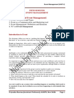 Event Management Unit-1 PDF