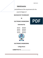 Hybrid Inverter Project Report