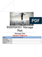 BSBRSK501 A1 - Project TEMPLATE - June18 - 8