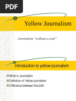 Yellow Journalism