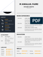 Resume CV Template 3 Khanhtrannet