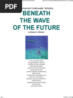 Unmanned Underwater Vehicles The Future PDF