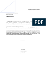 Carta Jefe Del Departamento de Transito de La PNC