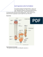 Falling Film Evaporators in The Food Industry