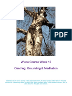 Wicca - Grounding and Centring