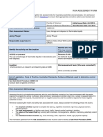 SMB013 Risk Assessment Use Storage and Disposal of Flammable Liquids