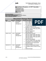 AUTOSAR SWS SPIHandlerDriver