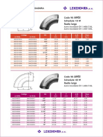 Codos ANSI SCH-10 SCH-40 de Radio Largo PDF