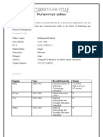 Raja Safeer CV