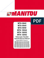 Manitou MTA8044 Operatorsmanual PDF