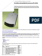 Convert An HP C4103A Infra Red Module For Use As A PC IrDA Port