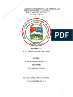 Proyecto Rio Napo 1° Ambiental