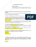 Autoevaluacion de Derecho Administrativo