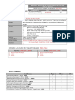 Pencontoh Laporan Audit OSHMS