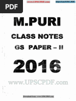 M. Puri GS 2 Notes (WWW - UPSCPDF.com) PDF