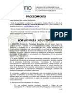 Normas para Los Autores - COGNITIO