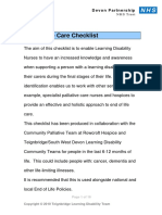 End of Life Care Checklist PDF