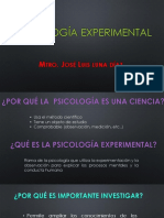 Diapositivas Psicología Experimental