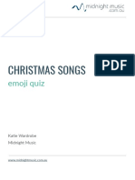 Christmas Songs Emoji Quiz PDF