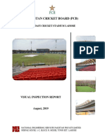 VISUAL INSPECTION REPORT - Gaddafi Stadium